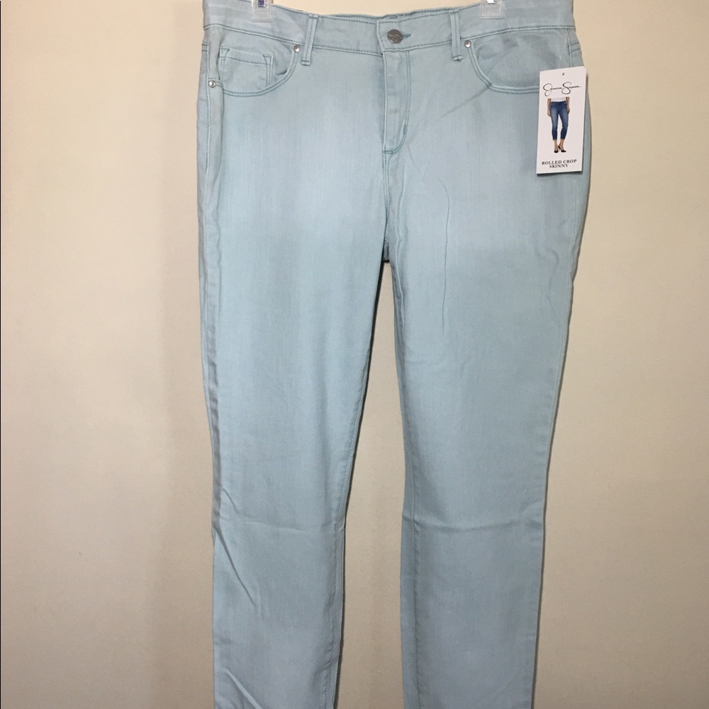 Jessica Simpson Rolled Crop Skinny Jeans - Size 14 - Picture 4 of 4
